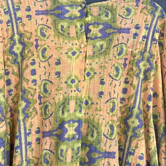 NEW Free People Sz S This Is It Tunic Top Sun Faded Printed Billowy Kimono - Picture 9 of 12